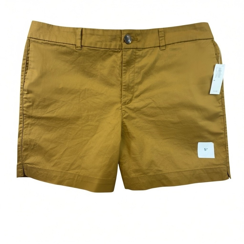Old Navy Womens Size 16 Everyday 5" Shorts Goldenrod Travel Classic Relaxed NWT